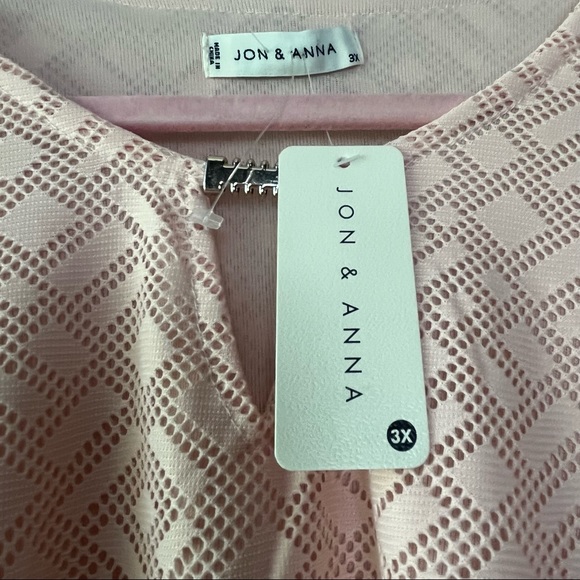Jon & Anna Pink Top NWTS - Picture 8 of 11